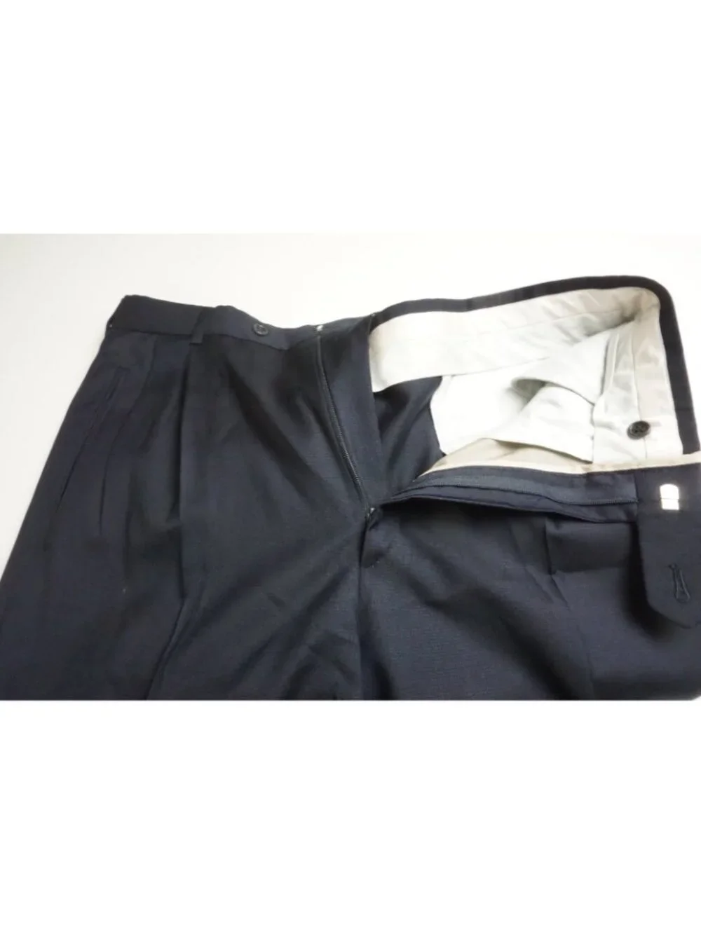 Belvest Blue Woven S120s Wool 2 Pc Suit Jacket Pants Sz 40R Brand New