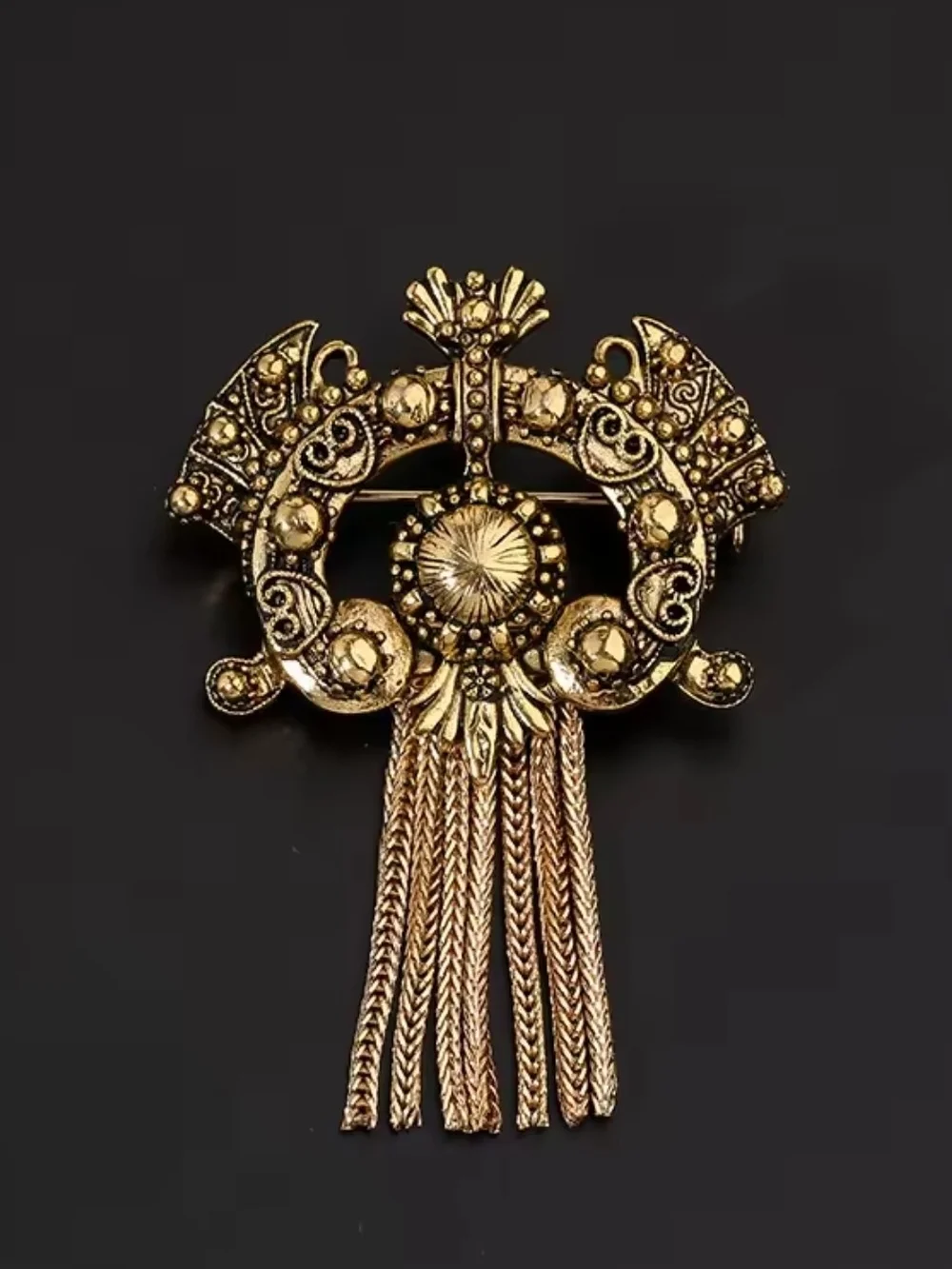 Anthropologie intricate gold