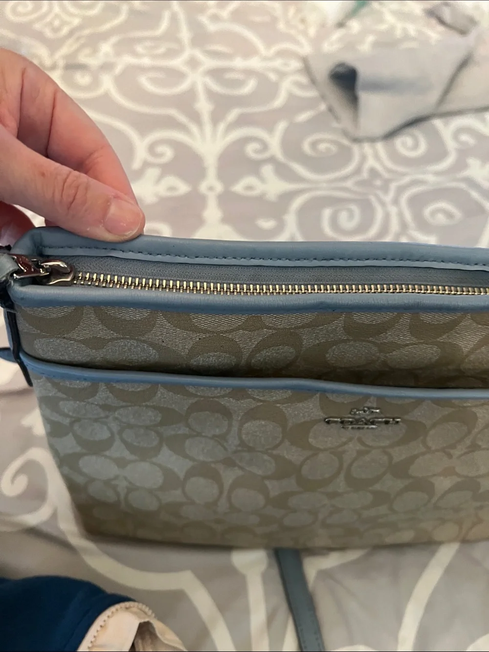 Coach file crossbody