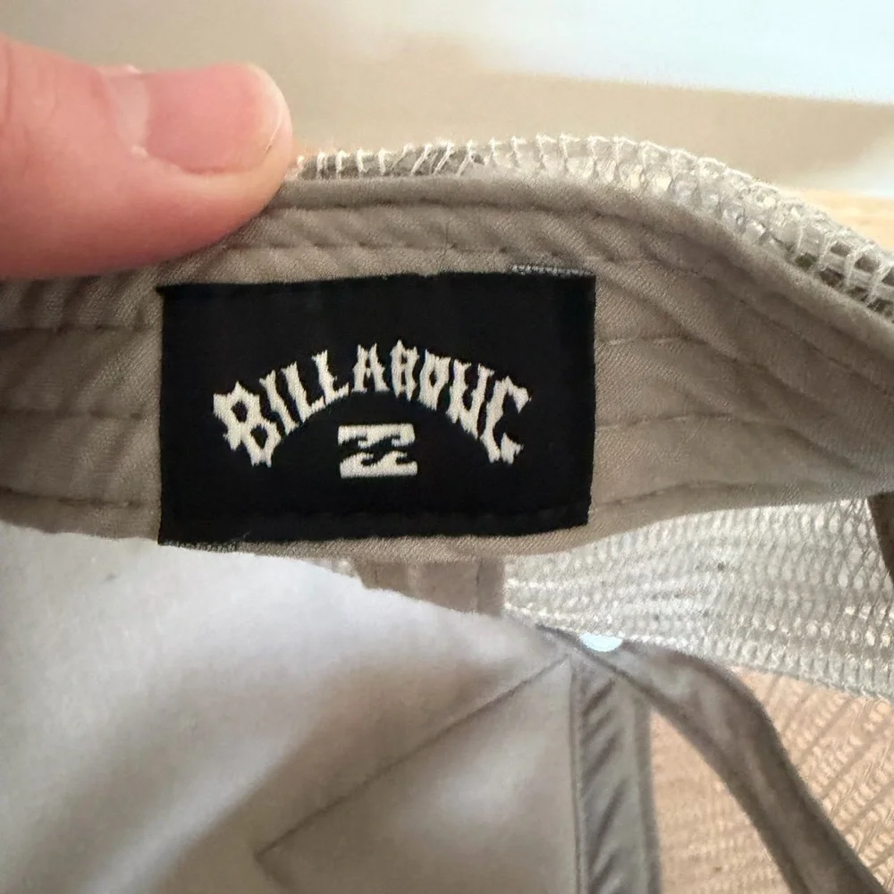 Billabong Gray Trucker Hat with Wave Logo