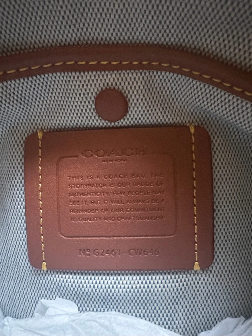 Coach black grey