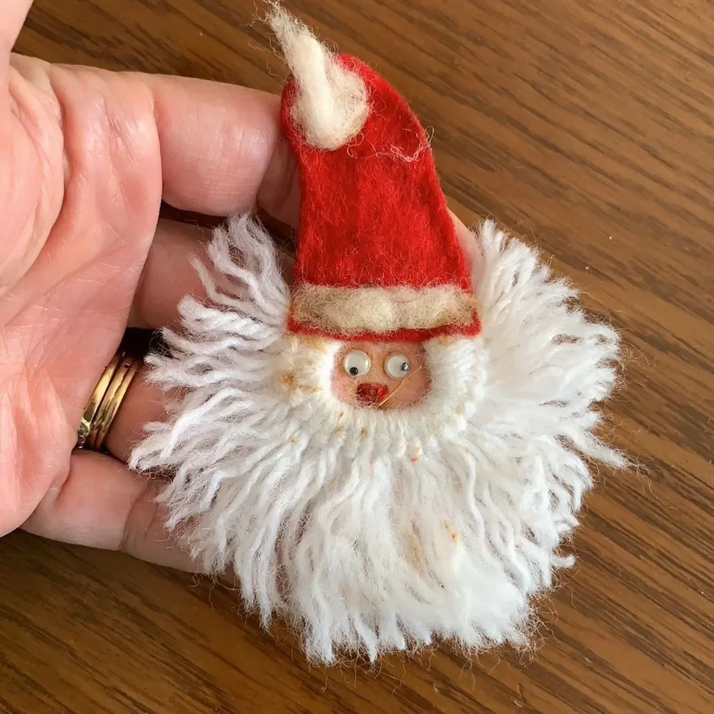 Vintage handmade santa