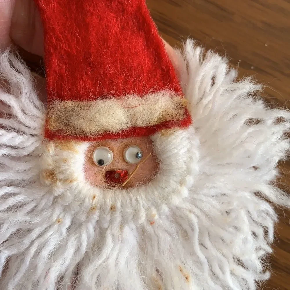 Vintage handmade santa