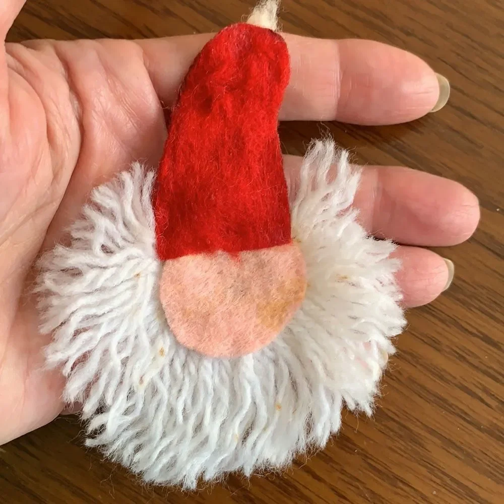 Vintage handmade santa