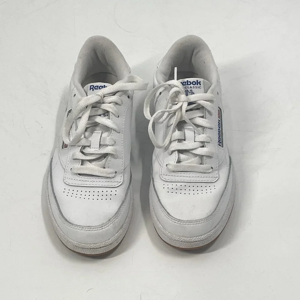 Reebok Club C 85 Leather White Sneakers Sz Mens 6
