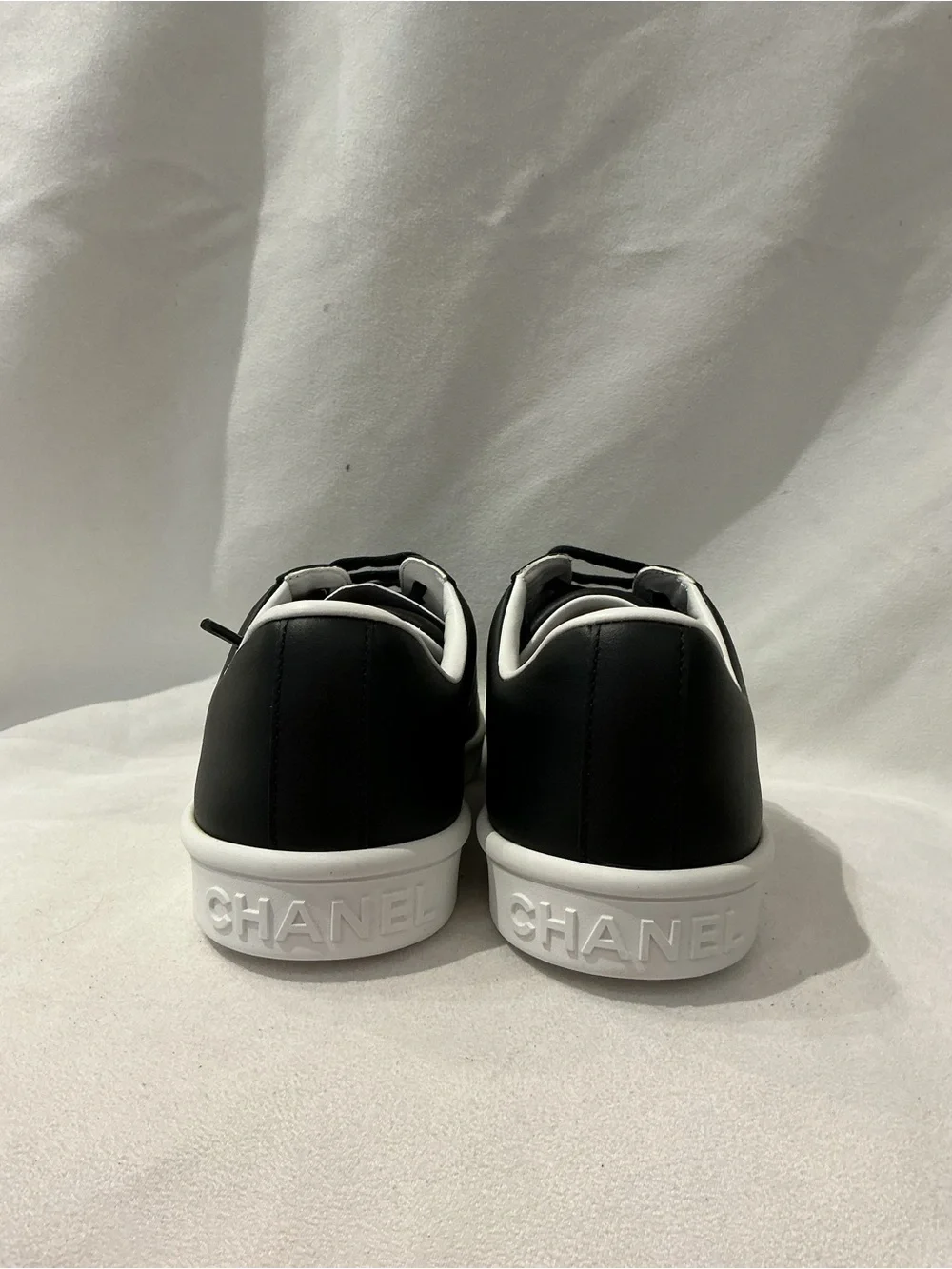 CHANEL black sneakers
