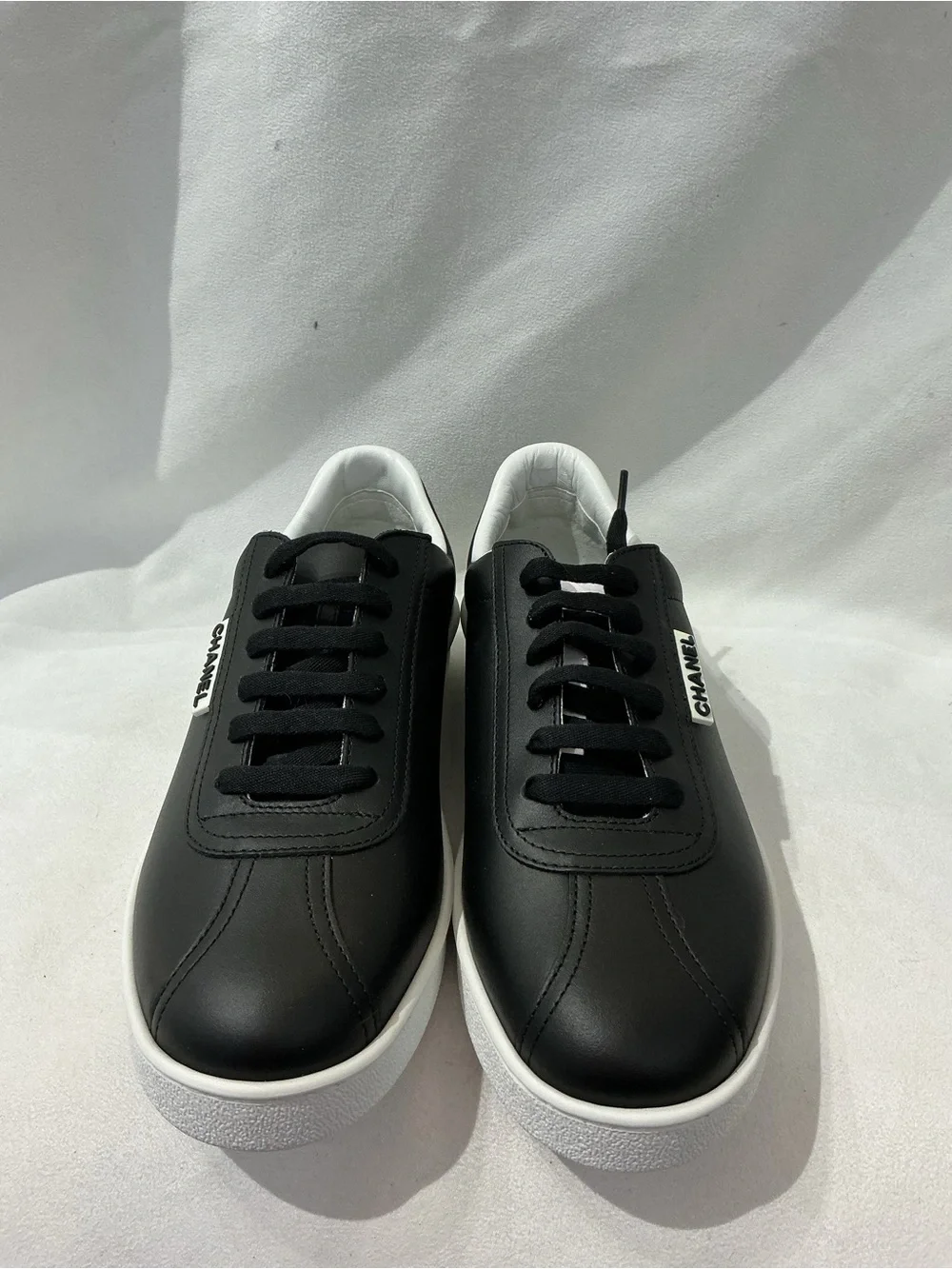 CHANEL black sneakers