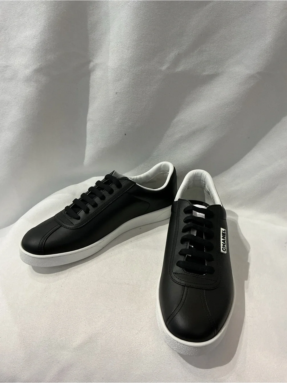 CHANEL black sneakers