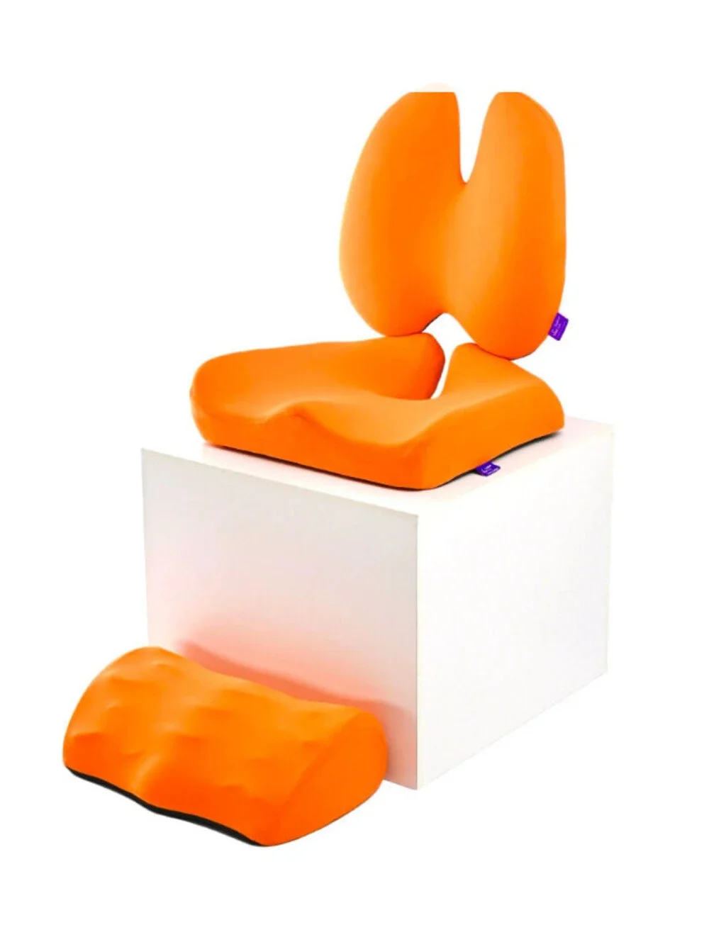 CUSHION LAB Ultimate Sitting Comfort Bundle - Open Box - Orange - Large Seat