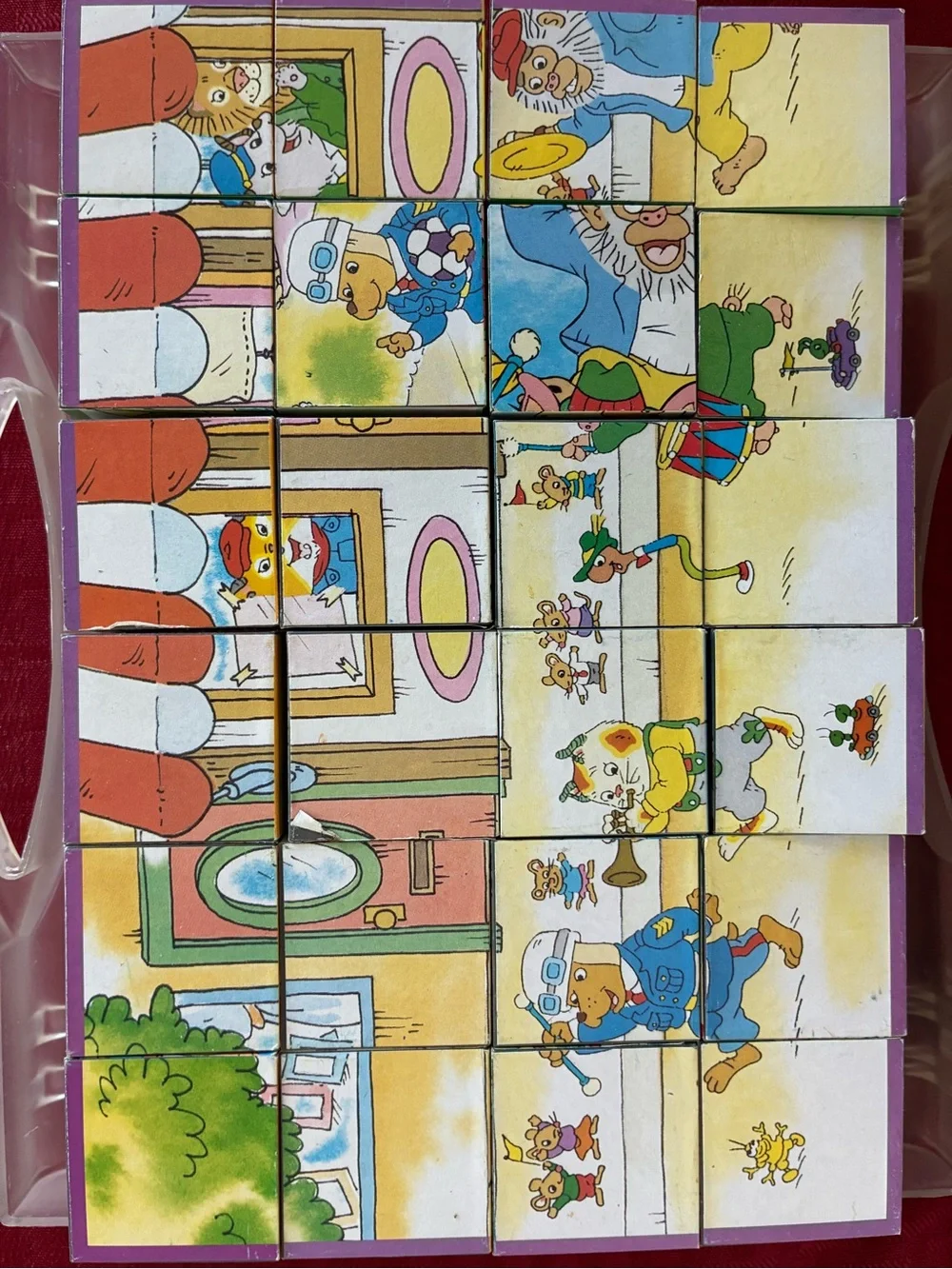 Richard Scarry colorful sliding