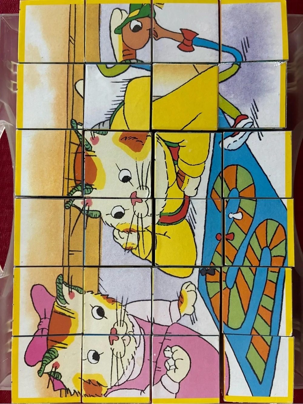 Richard Scarry colorful sliding