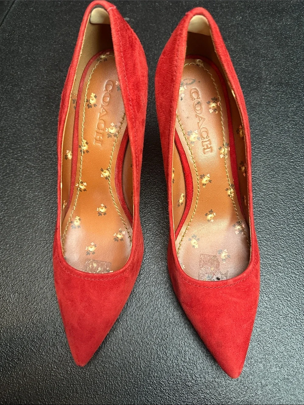 Coach bold red