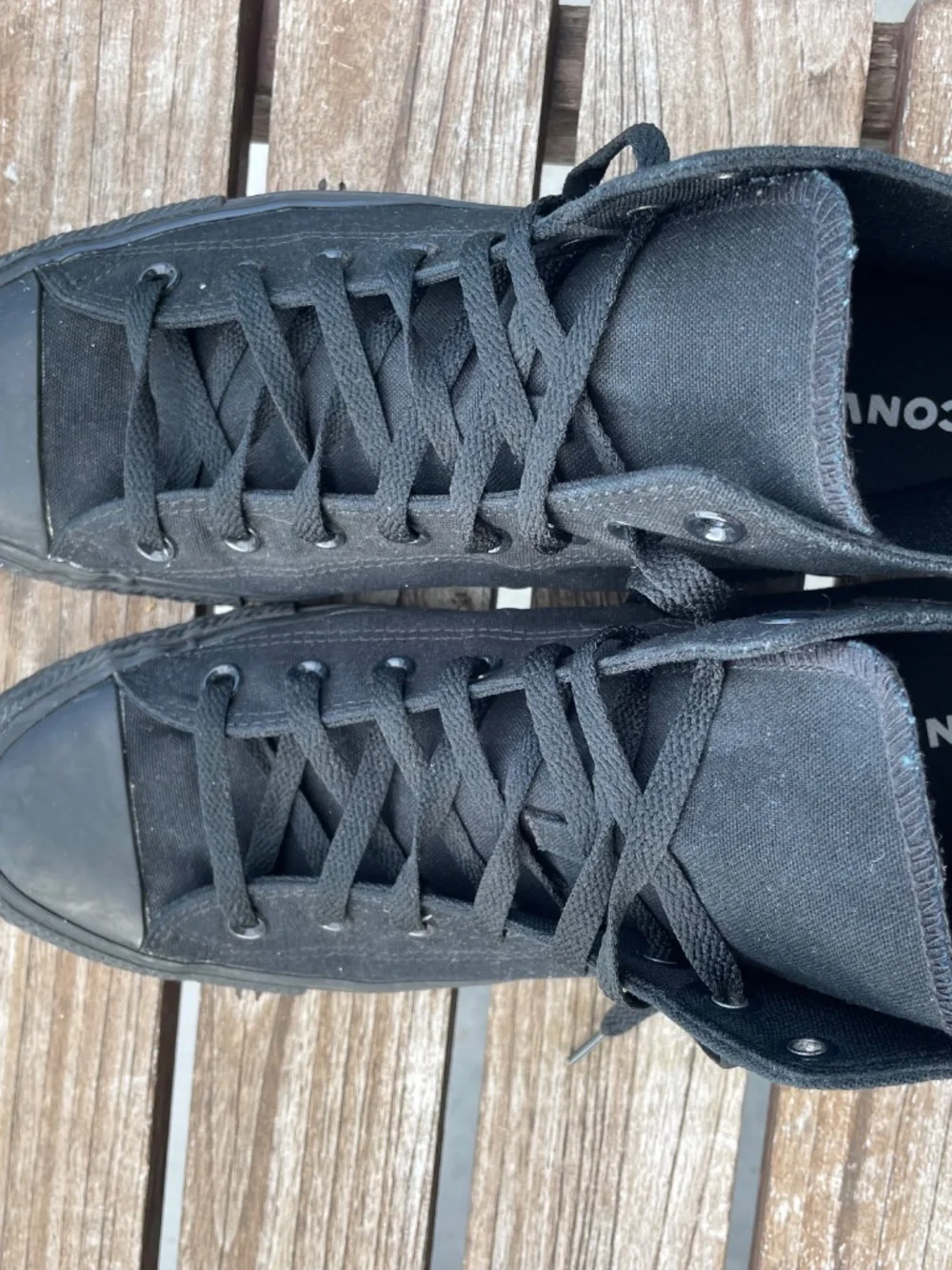 Converse only worn
