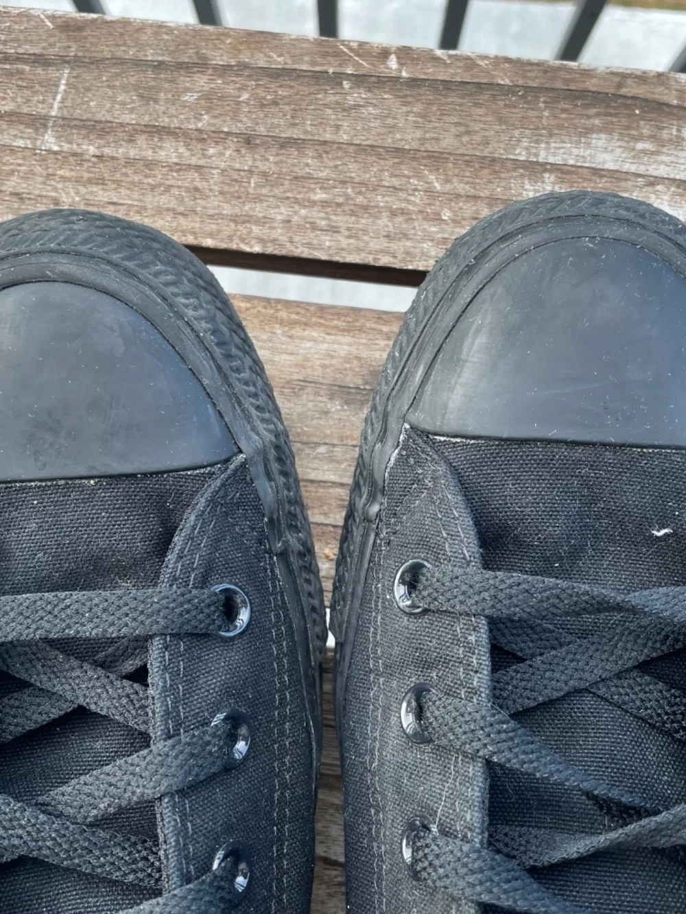 Converse only worn