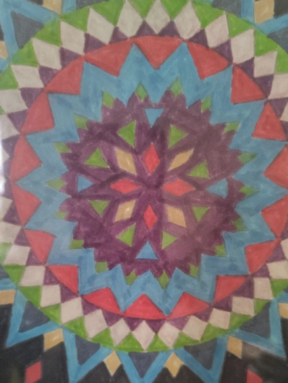 Geronimo Delarosa vibrant multicolor