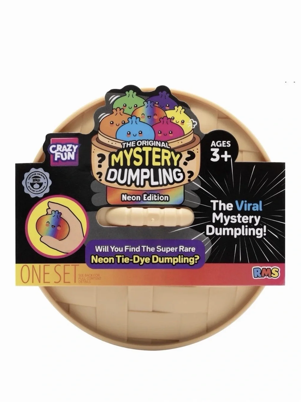 Crazy Fun RMS Mystery Dumpling NEON Edition Blind Pack Squishy NEW!