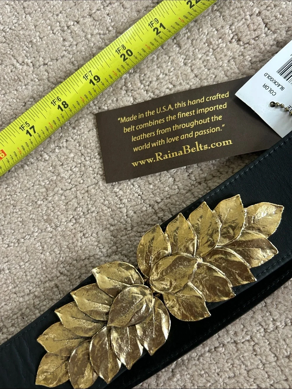 N/A black elastic