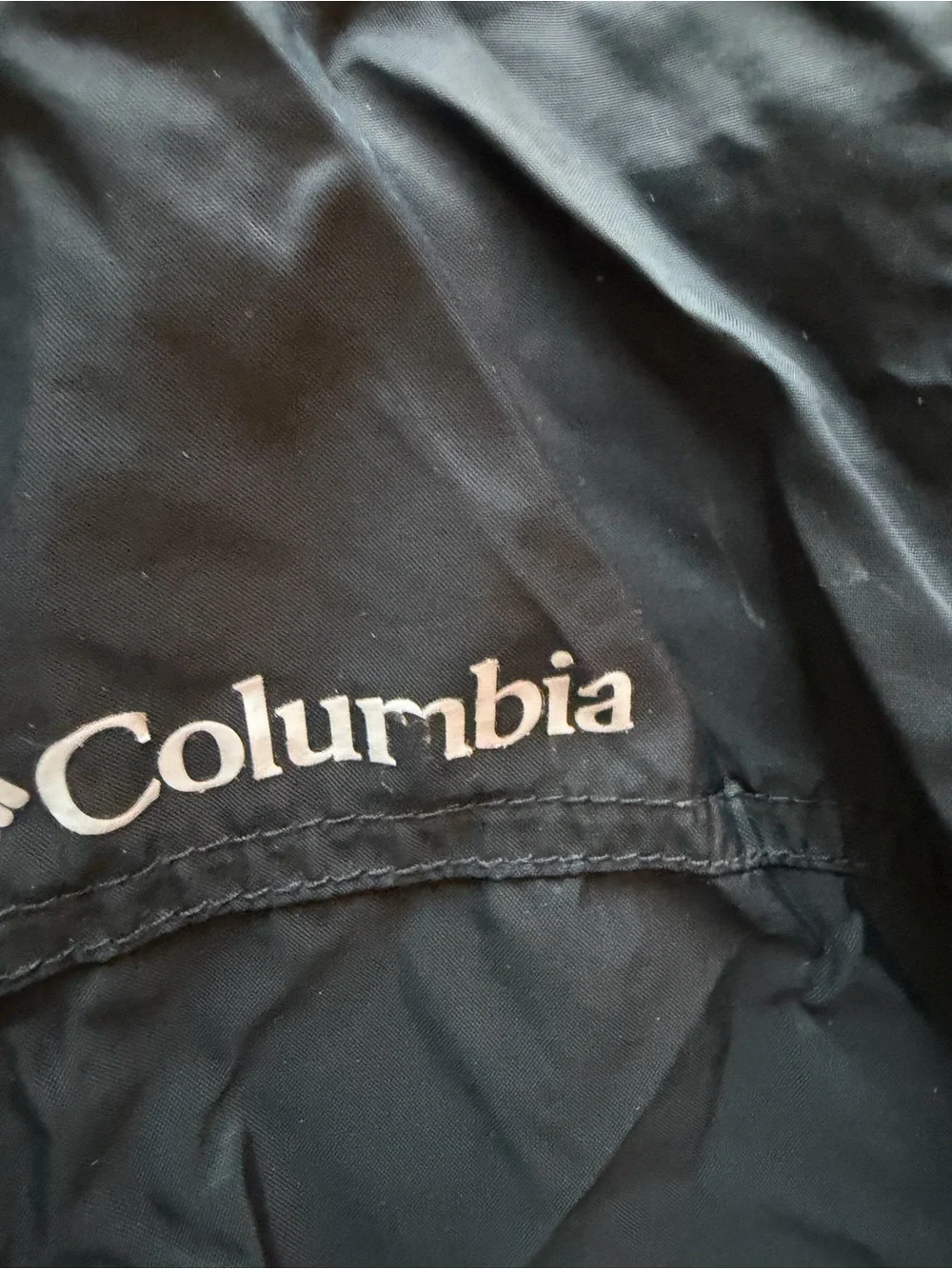 Columbia Kids Black Hooded Raincoat