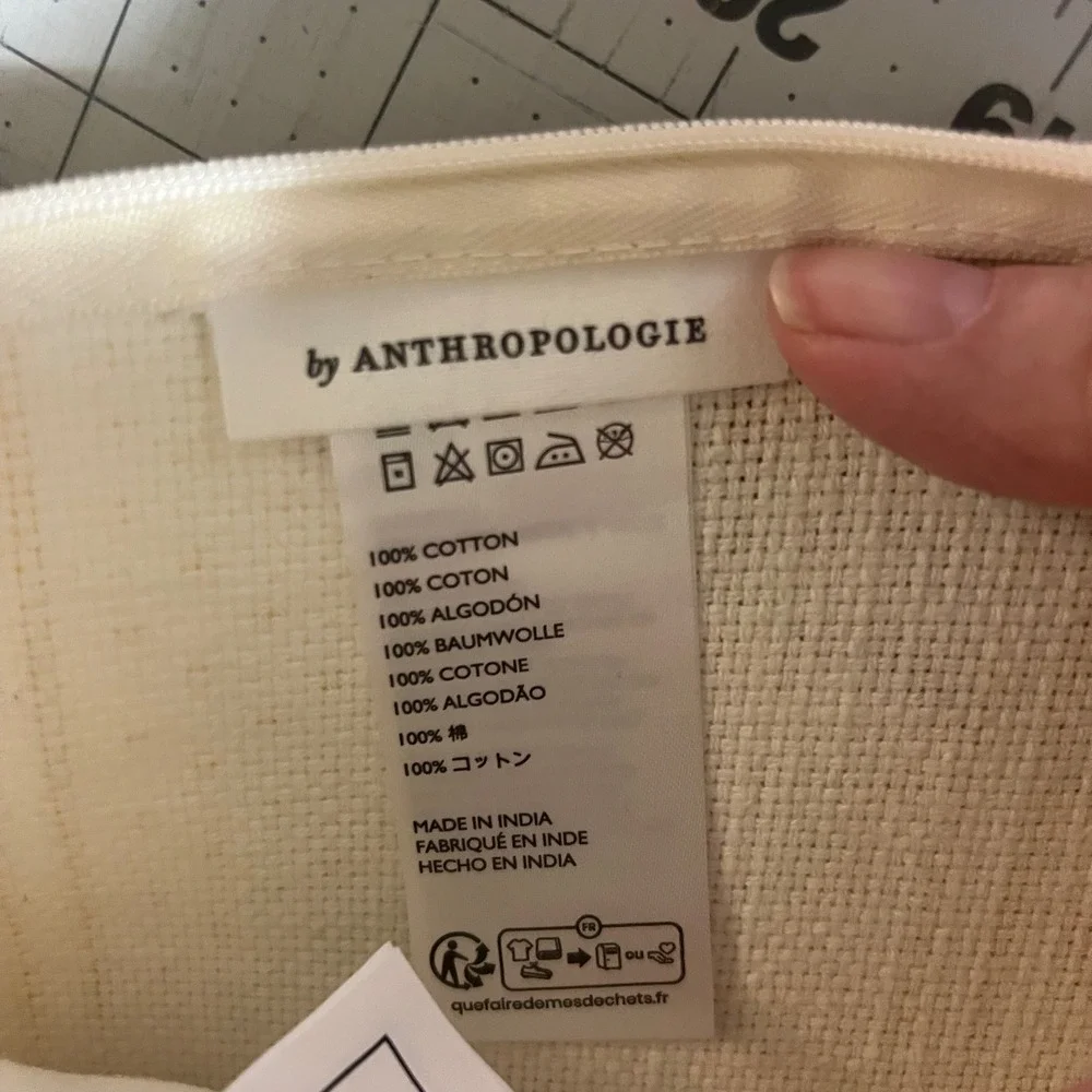 Anthropologie decorative throw
