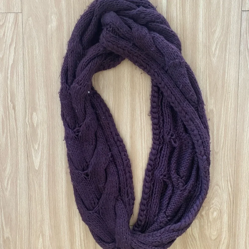 Purple Infinity Scarf