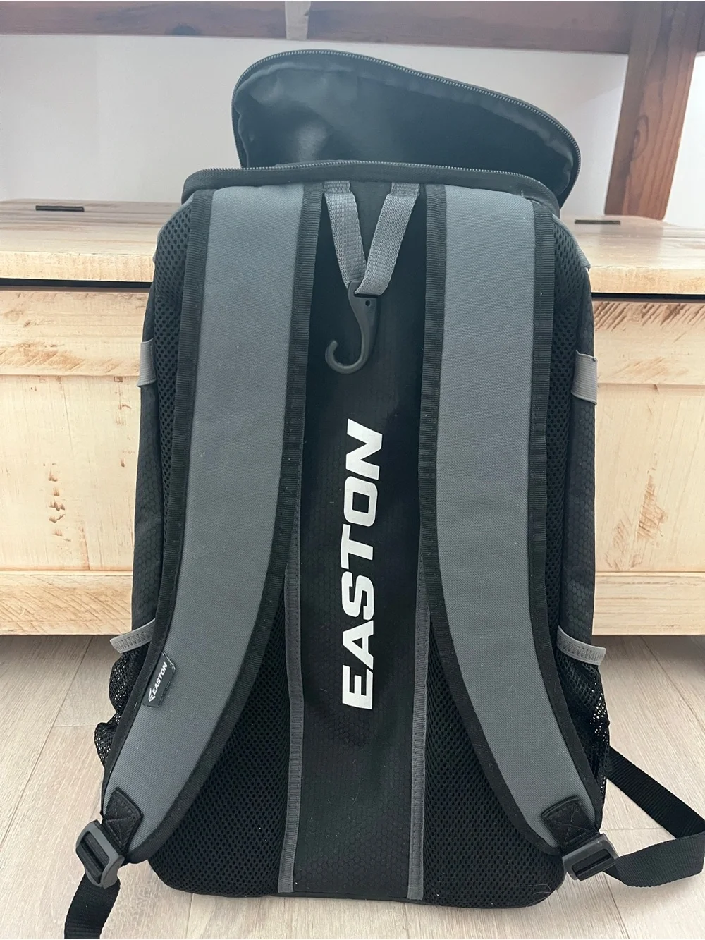Easton Black and Gray Kid’s Athletic Baseball, Tball Backpack