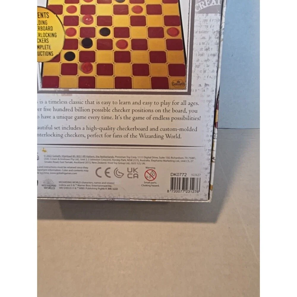 NEW Harry Potter Checkers Interlocking Wizarding World Warner Bros Ages 6+ NIB