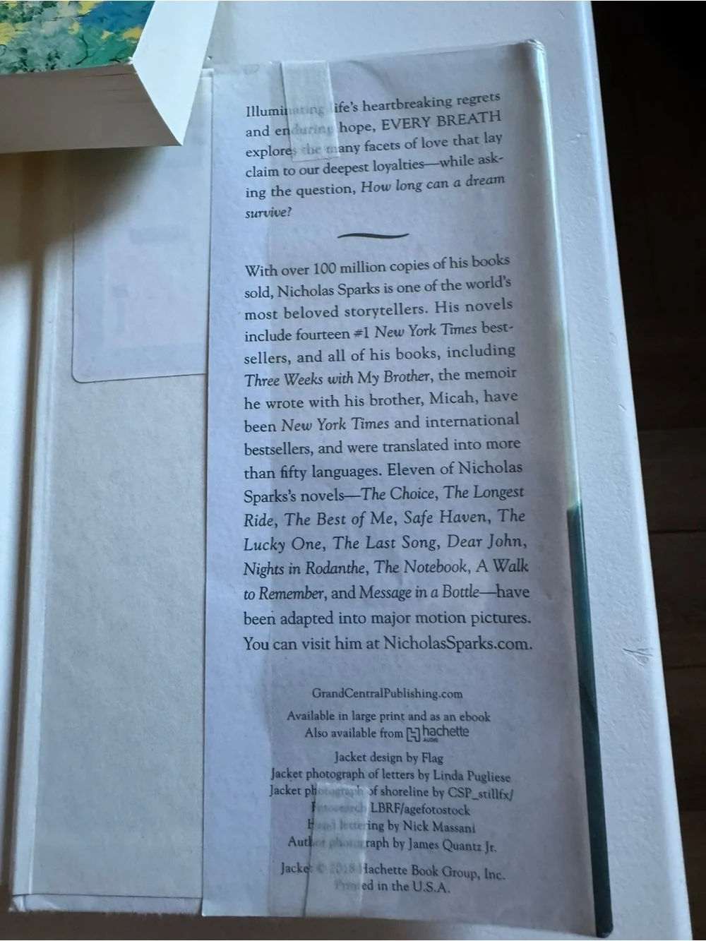 N/A nicholas sparks