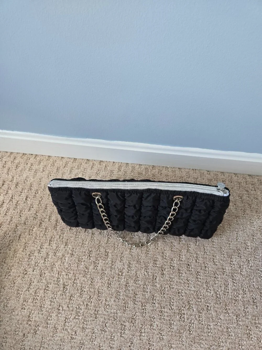 Unbranded black quilted