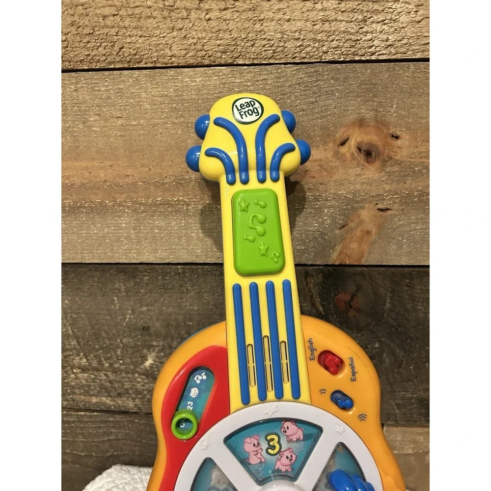 LEAP FROG BILINGUAL ENGLISH SPANISH MUSIC NUMBERS ANIMAL SOUNDS LEARNING‎ GUITAR