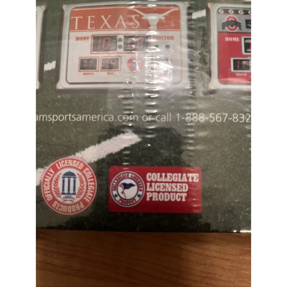 Texas A&M University Aggies Digital Alarm Clock Scoreboard Multicolor