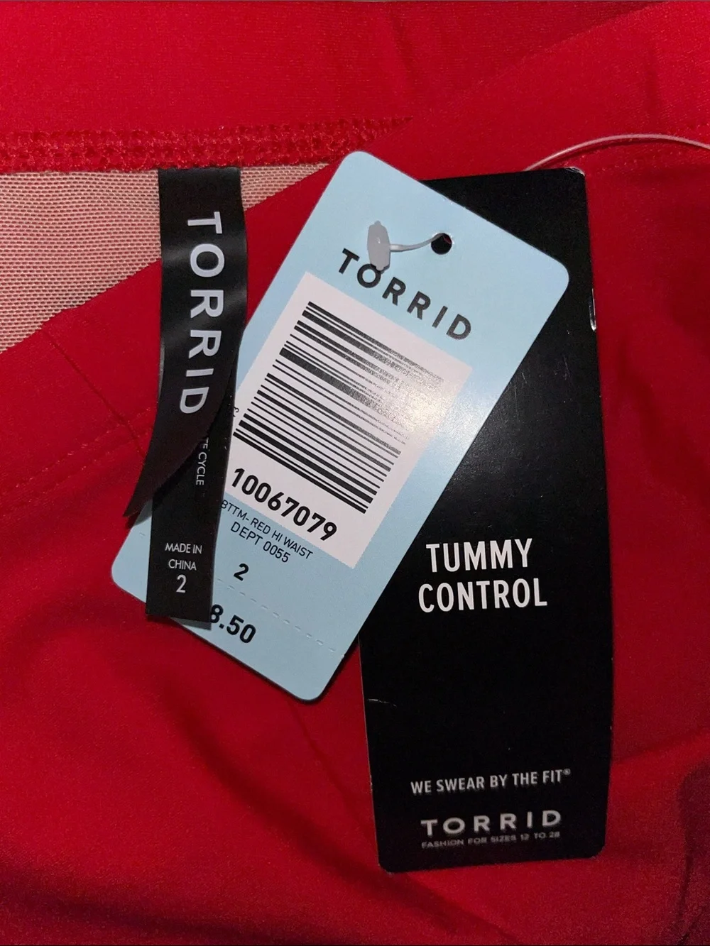torrid size red