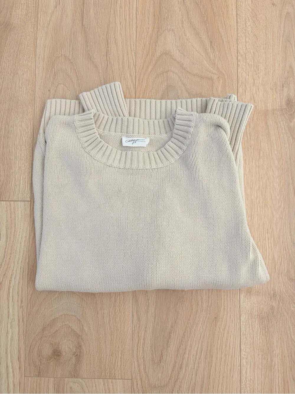 Carly Jean Ryan Sweater - Tan