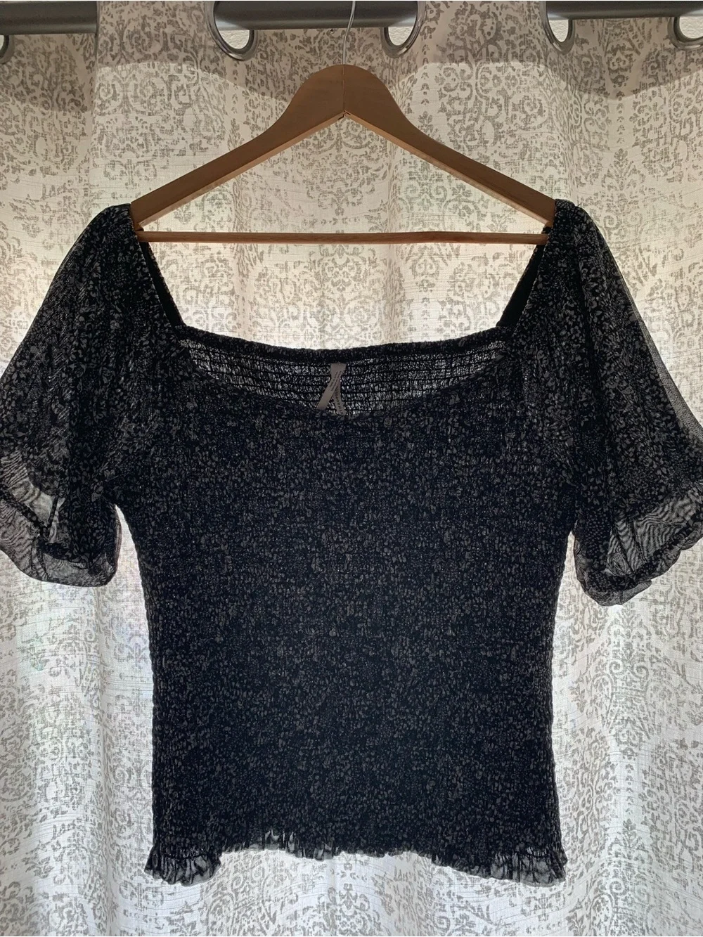 Anthropologie smocked bodice