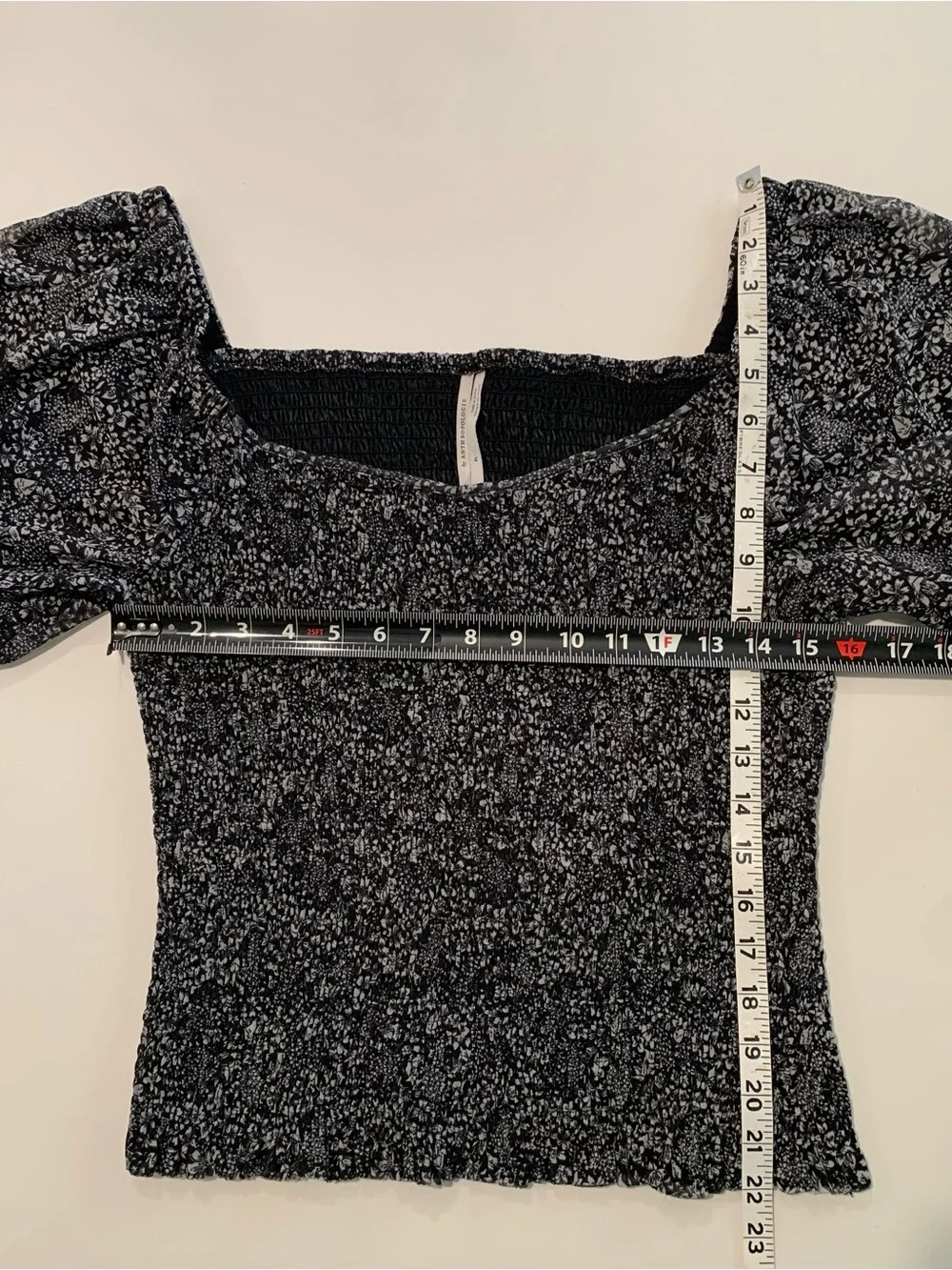 Anthropologie smocked bodice