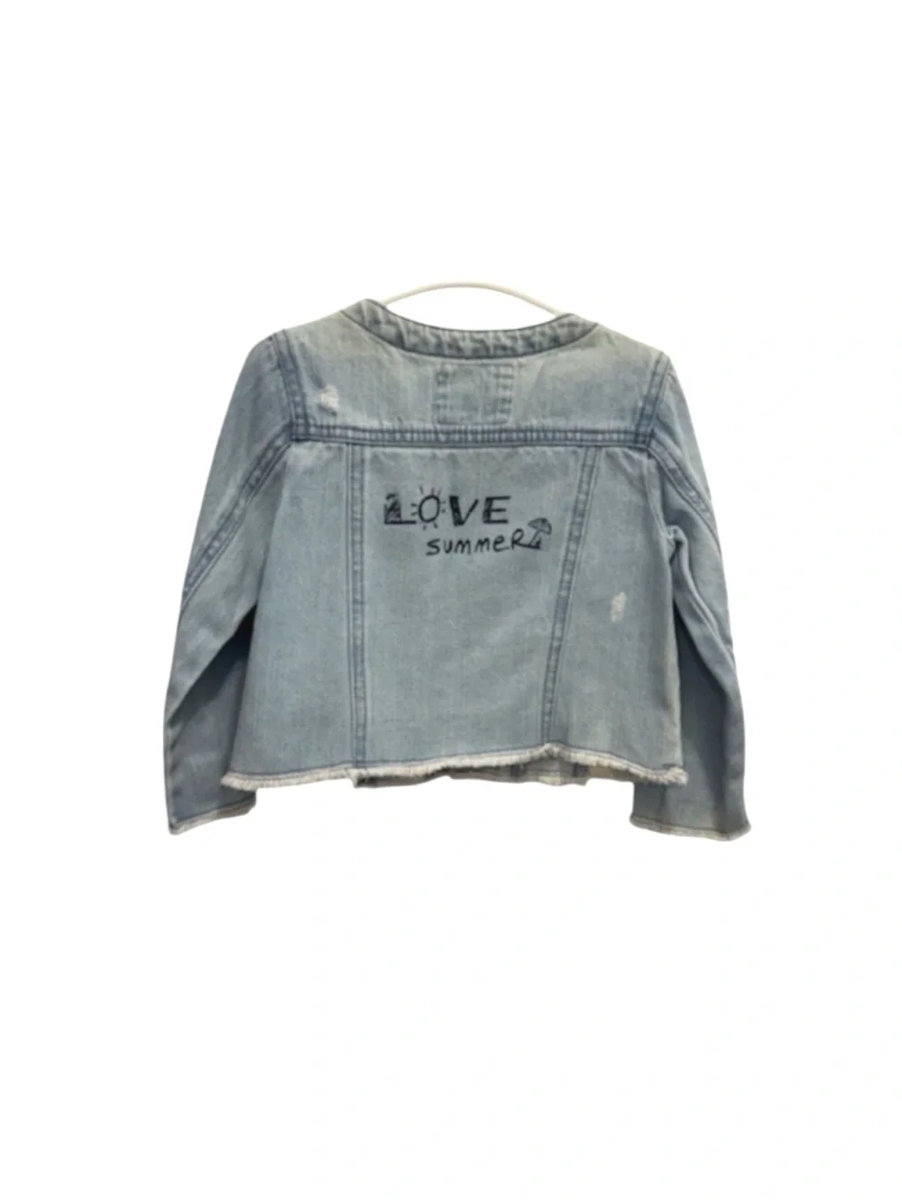 Zara distressed denim