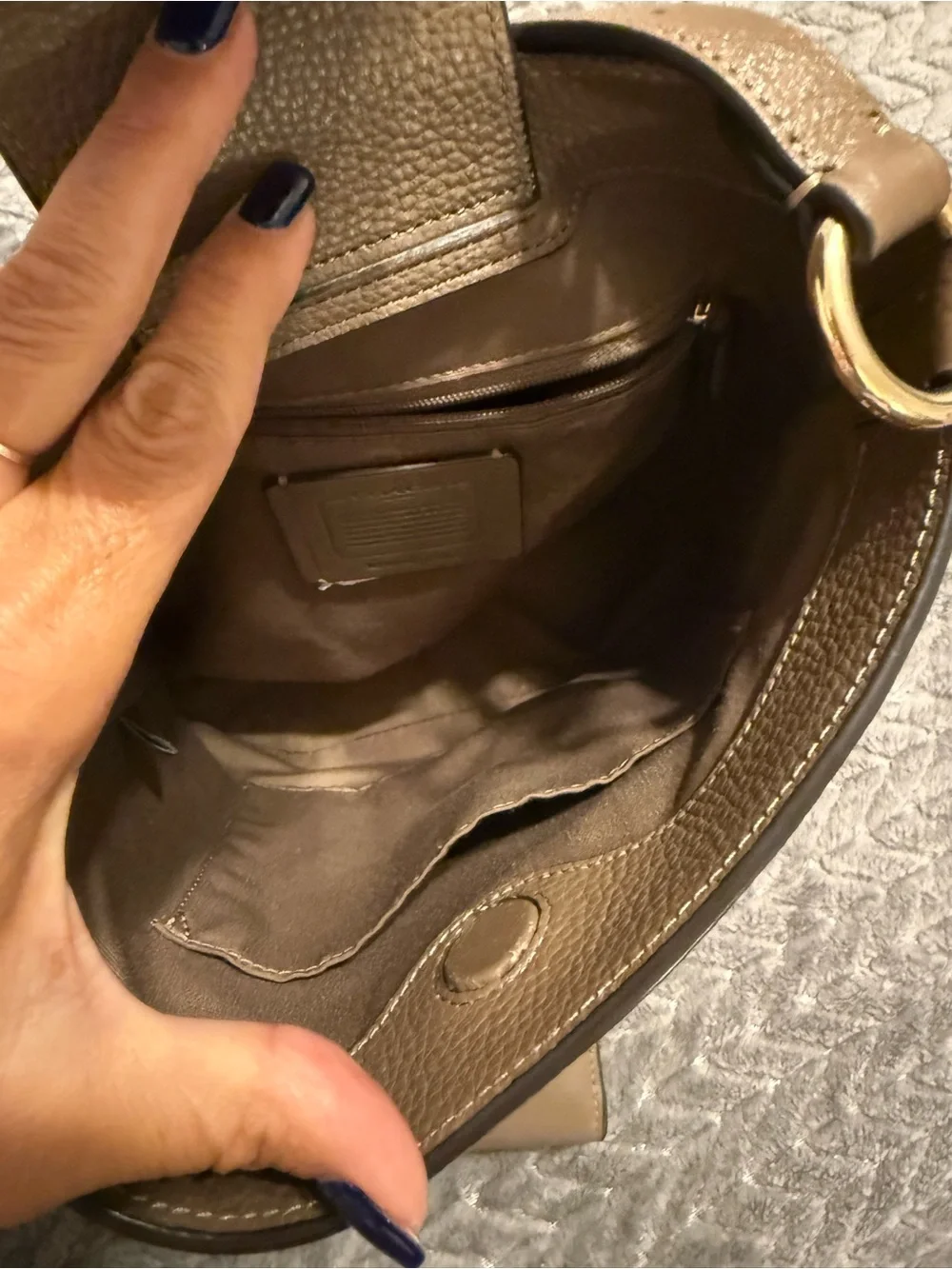 Coach crossbody pebbled