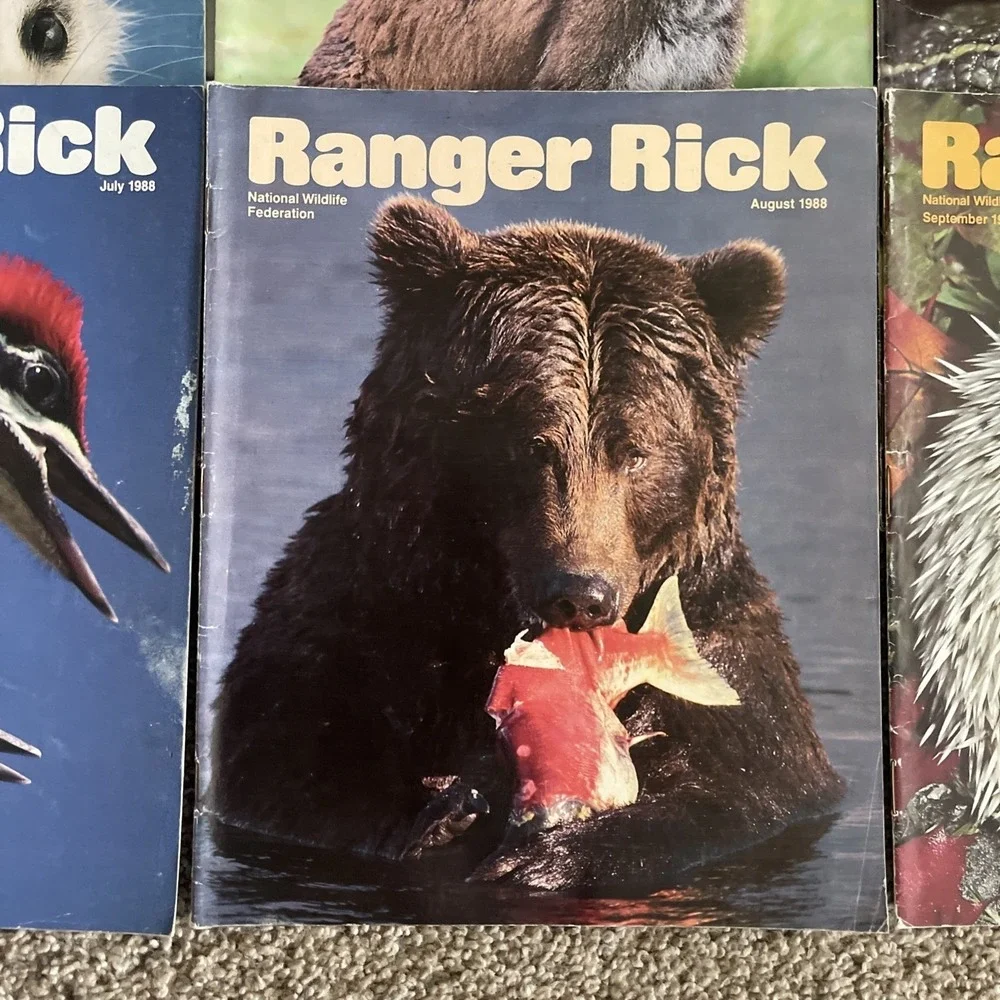 Ranger Rick's Nature Magazine 1988 National Wildlife Kids Vtg Lot Of 12 Complete