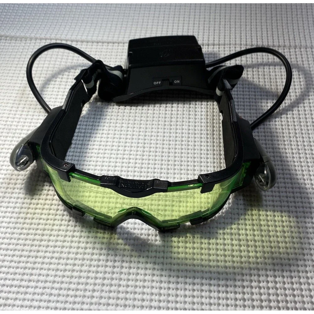 Kids Night Vision Goggles with Flip-Out Lights Luminous Mission Toy W/Batteries