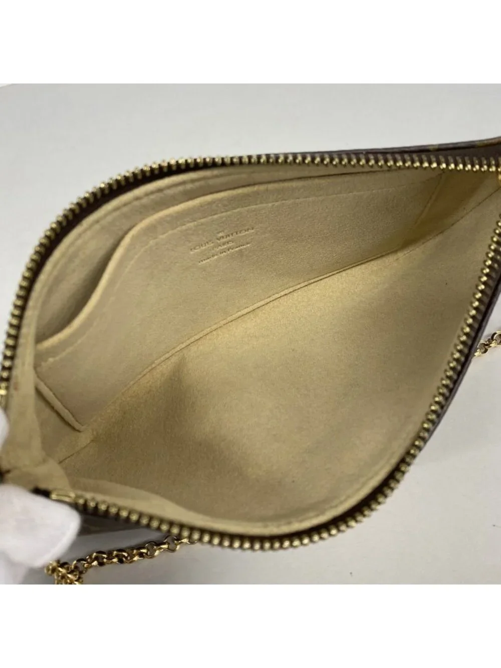 Louis Vuitton Pouch Monogram Pochette Mila MM Brown