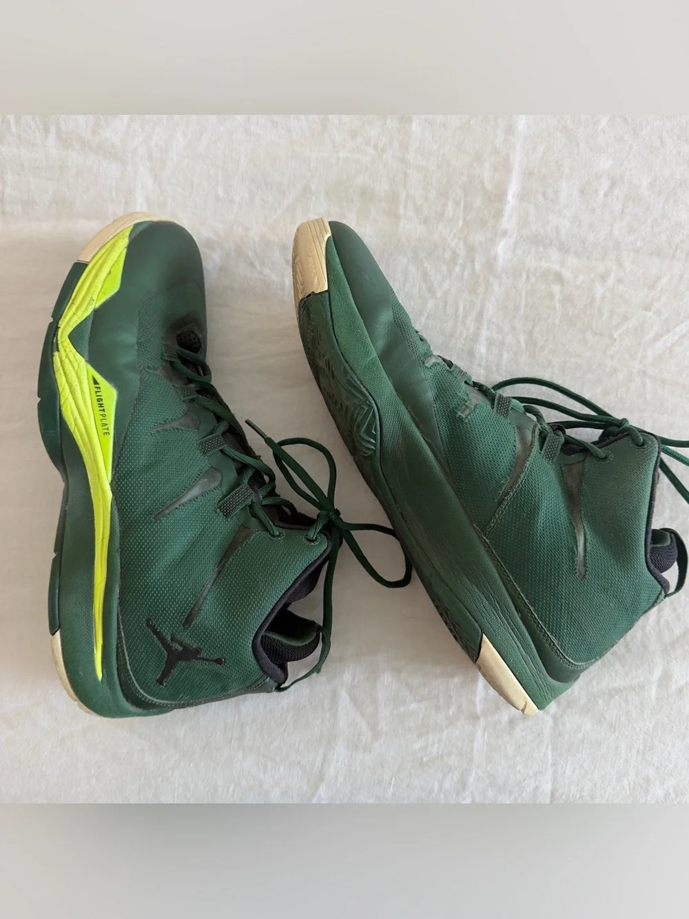 Nike Air Jordan Super.Fly 2 Green Glow Basketball Shoes Men’s Size 11
