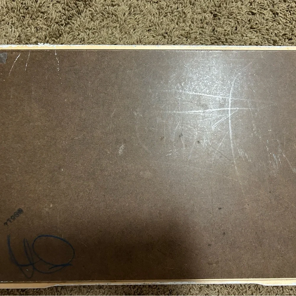 Gorgeous old silverware box chalk painted and waxed Fleur-de-lis
