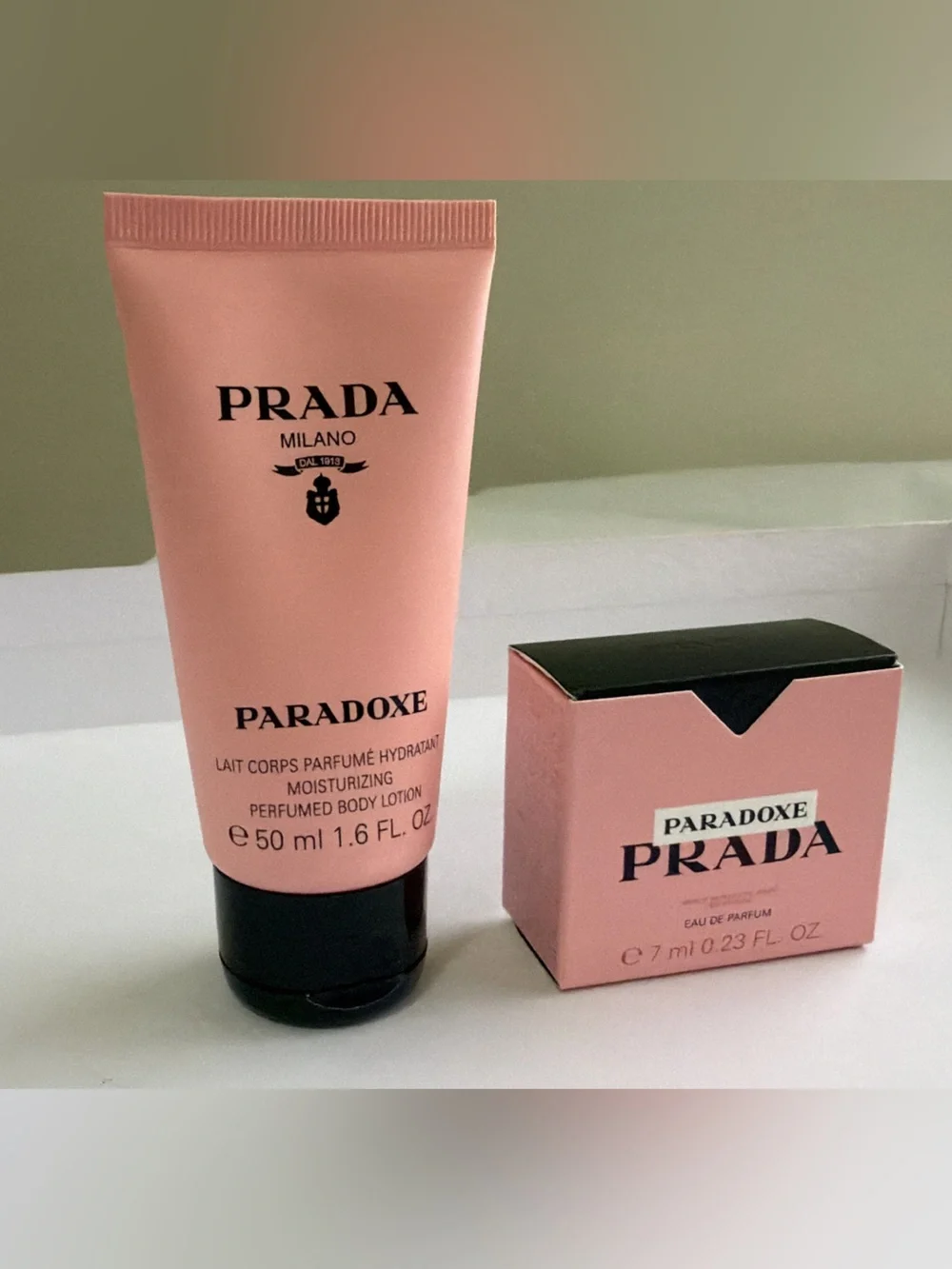 Prada scented formula toned