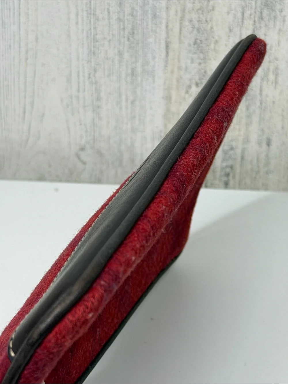 Coach felt wristlet