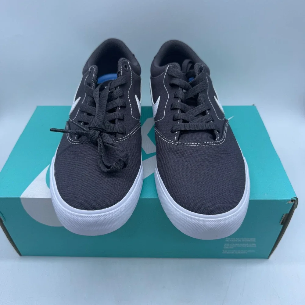 Nike SB Charge CNVS Mens Size 8 Thunder Grey White Skate Shoes CD6279-005
