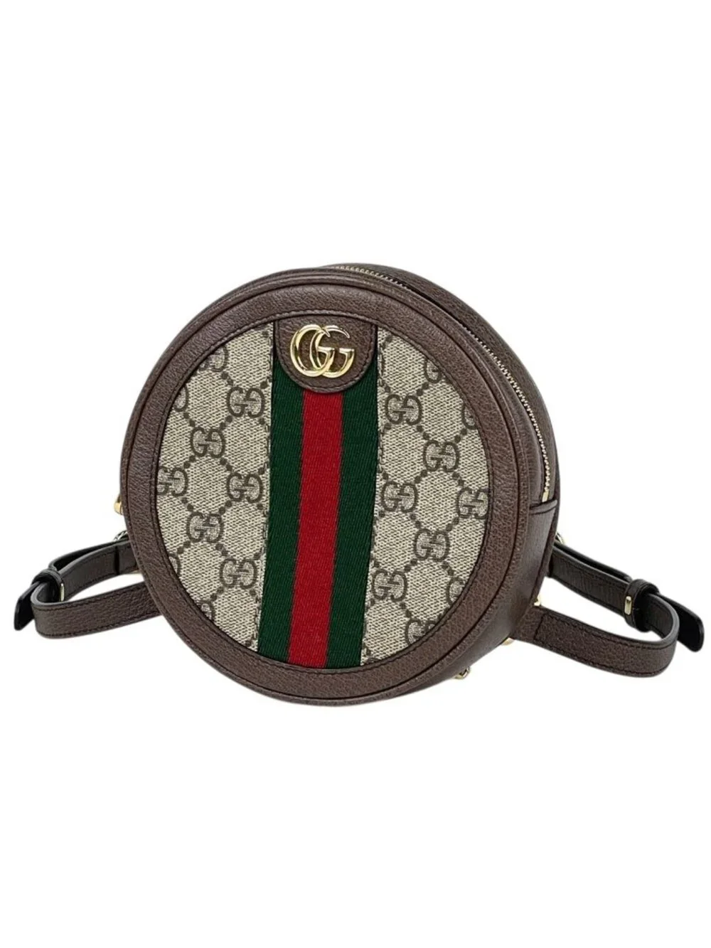 Gucci Ophidia GG Backpack Sherry Line Mini Brown