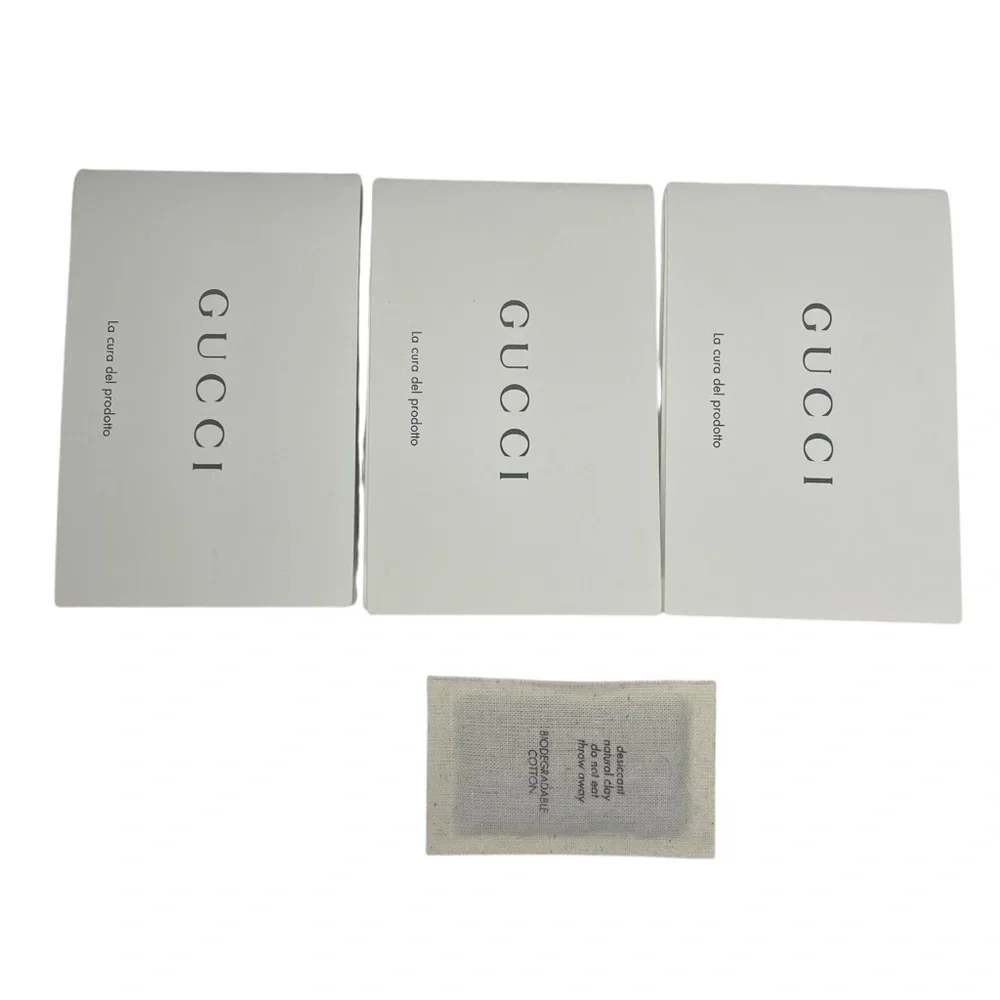 Gucci shoebox booklets