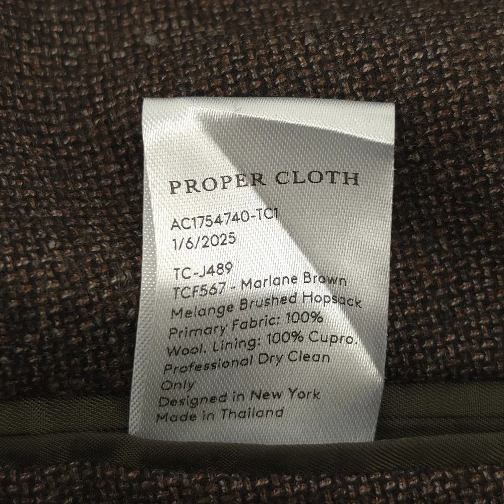 Proper Cloth this refined