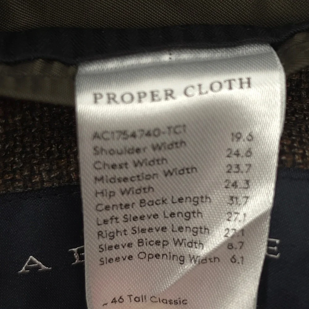 Proper Cloth this refined