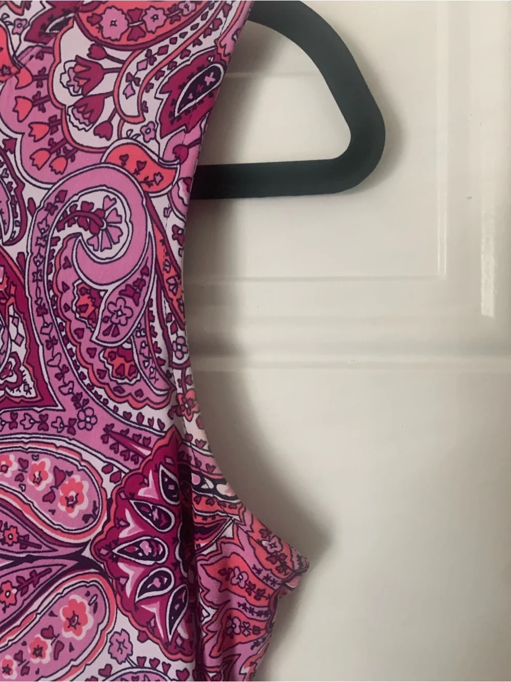 Michael Kors Pink Paisley Tie-Neck Mini Dress Size XS