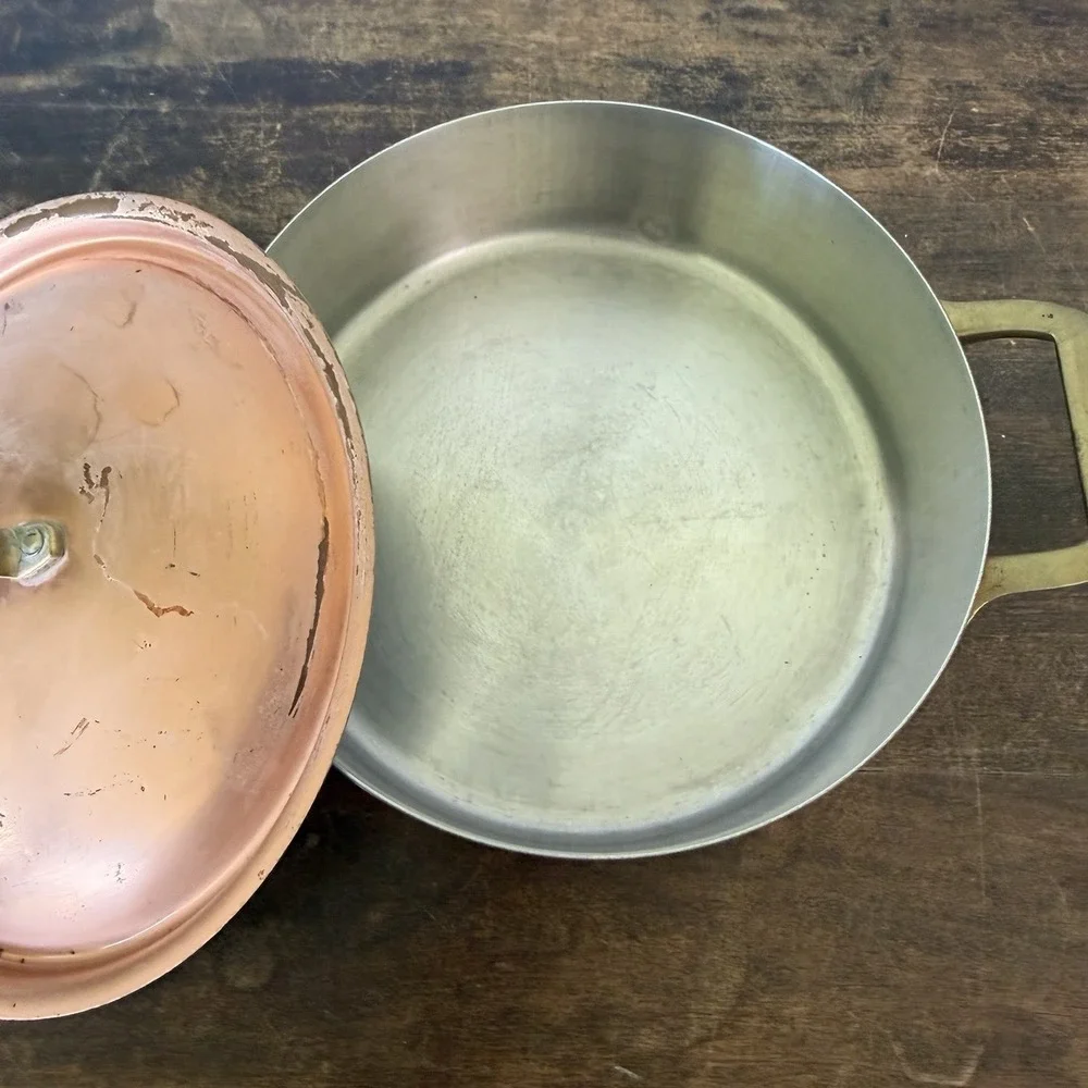 Vintage Paul Revere Limited Edition 1.5 Qt. Copper Casserole Pot with Lid